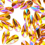 100PCS 18x9mm Large AB Colorful Rhinestones Jewels Gems by Unknown