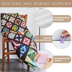 Buryeah 1 Pcs Quilt Design Wall Fabrics 108 in x 60 in - Image 3