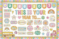 This is Your Year Bulletin Board Set Varsity Letter Hippie Retro Motivational by Mooliwe