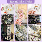 85Pcs Pressed Flowers for Crafts, DIY Art, Candle & Soap Making w/ Tweezer - Image 4
