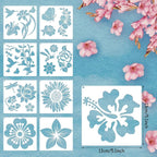 Zonon 16 Pieces Stencils for Painting, Reusable Large Butterfly Hummingbird - Image 2