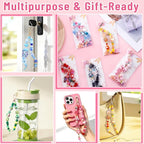 TOHONGADON 2200 PCS DIY Bag Charm Kits, Beaded Keychain Making Kit - Image 8
