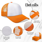 Vabean 24 Pack Sublimation Blank Cap Trucker Mesh Cap Unisex Plain Blank - Image 3