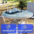 Art3d Round Clear Plexiglass Sheets, 8 Inch Diameter, 1/8" Thick | Transparent - Image 5