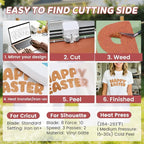 DUEUIOE Glitter Heat Transfer Vinyl 12 Pack 12x10 Inch Easy Cut Glitter HTV - Image 3