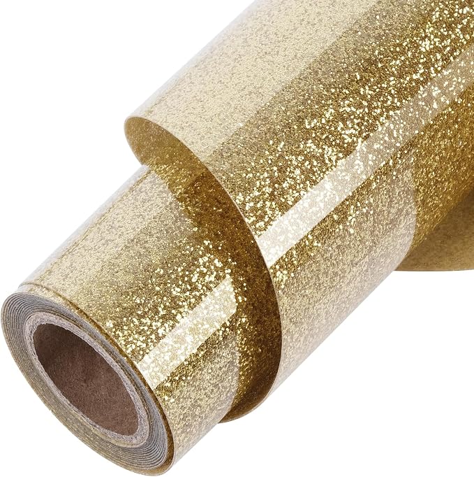 ​TORC Champagne Glitter HTV Champagne Heat Transfer Vinyl HTV Rolls by TORC