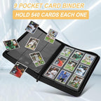 Trading Card Binder, Card Collection Binder Album Folder - Image 3