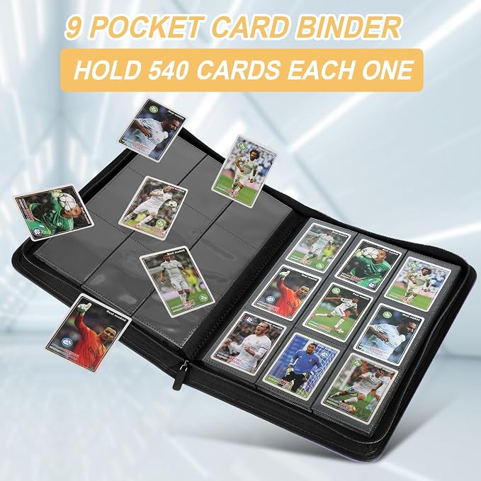 Trading Card Binder, Card Collection Binder Album Folder - Image 3