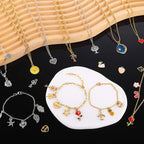 Zefy 18K Gold Silver Chain for Jewelry Making Kit, 39.6ft 12 Rolls Stainless - Image 3