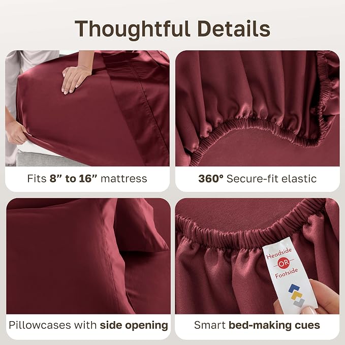 California Design Den Deep Pocket King Sheet Set - Image 5