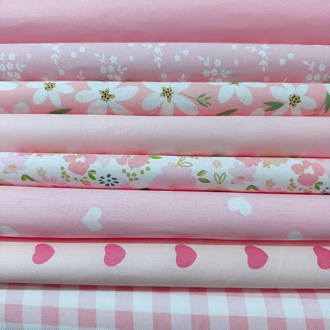 Cotton Fabric DIY Making Supplies Quilting Patchwork Fabric Fat Quarter Bundles by LMAEZNER