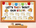 Staff Shout Out Bulletin Board Set Taco Staff Shout Outs Decorations Cute Taco by gisgfim