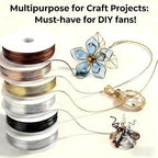 6 Rolls 24 Gauge Copper Jewelry Wire Kit Non-Tarnish - Image 5