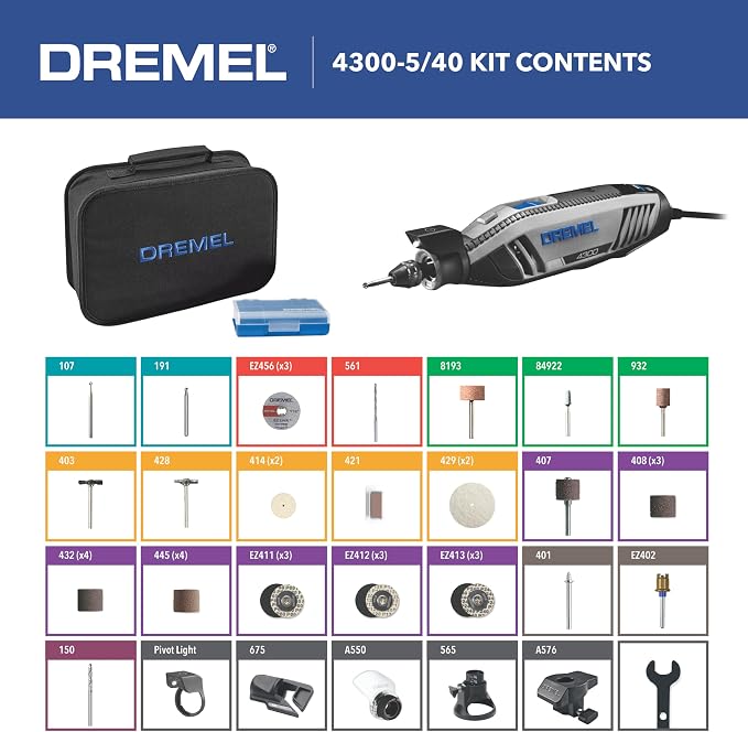 Dremel 4300-5/40 Rotary Tool Kit - Image 8