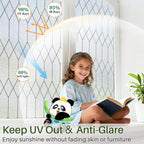 Windimiley Window Privacy Film Stained Glass Static Clings, Bathroom Frosted - Image 4