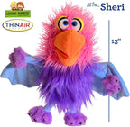 Playful Minds – Living Puppets Sheri Bird Hand Puppet – 13-Inch Colorful Plush - Image 2