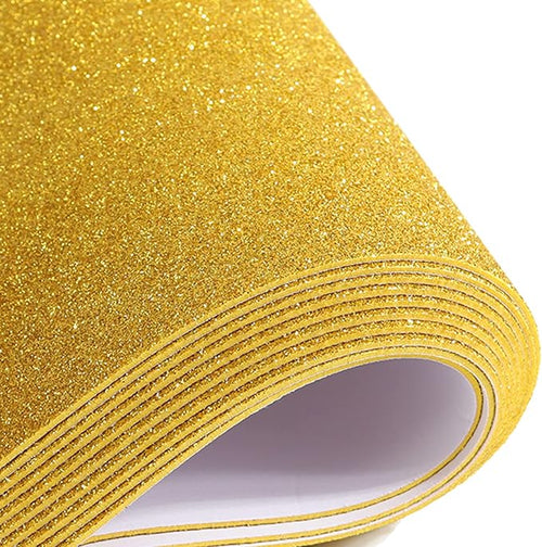 10 Sheets Glitter Paper Sheet for Crafts, A4 Cardstock Self-adhesive Paper for by Mluchee