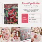 Tmtains 45 Sheets Japanese Sticker Book - Image 3