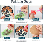 8PCS Diamond Art Coasters Kit, Cat Diamond Painting Coasters - Image 7