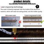 Multi Angle Measuring Ruler, 12-Sided Angle Measurement, Tile Holes Measure - Image 5