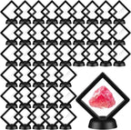 60 Pcs 3D Floating Display Case PE Film Jewelry Storage Box Coins Display Frame by FairySandy