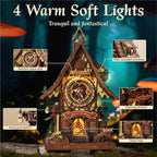 ROKR 3D Wooden Puzzles for Adults, Cuckoo Clock Model Kit, Room Home Decor DIY - Image 2