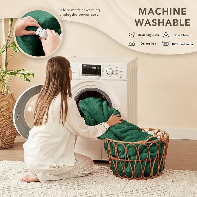 Homemate Electric Heated Blanket Queen Size - Image 7