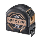 Spec Ops Tools 25-Foot Tape Measure, Military-Grade Composite Case, 3% Donated by SpecOps