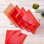 Lesnlok Red Acrylic Sheets 1/8 inch Thick 3mm 2 Pack 18 x 24 Plexiglass Sheets - Image 4
