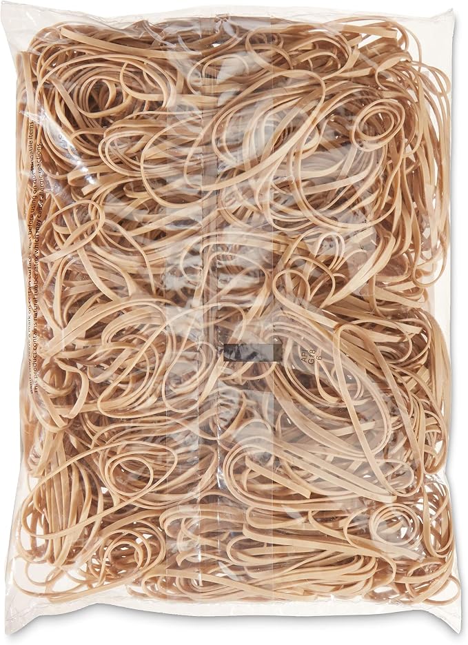 Amazon Basics Rubber Bands, Office Supplies, Size 33, 600 Bands/1 lb Pack - Image 4