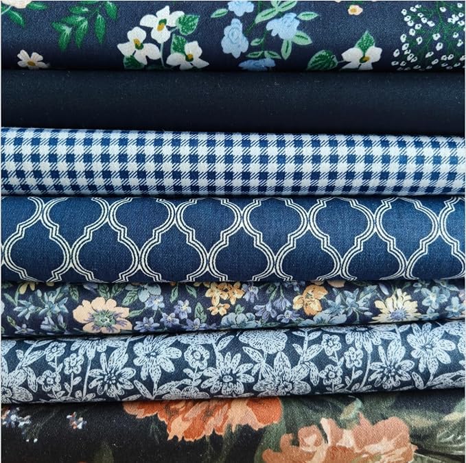 Cotton Fabric DIY Making Supplies Quilting Patchwork Fabric Fat Quarter Bundles by LMAEZNER