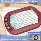 Drdefi 12X Square Magnifying Glass - Image 2