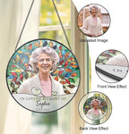 Personalized Photo Memorial Suncatcher, Custom Photo Stained Glass Window - Image 3