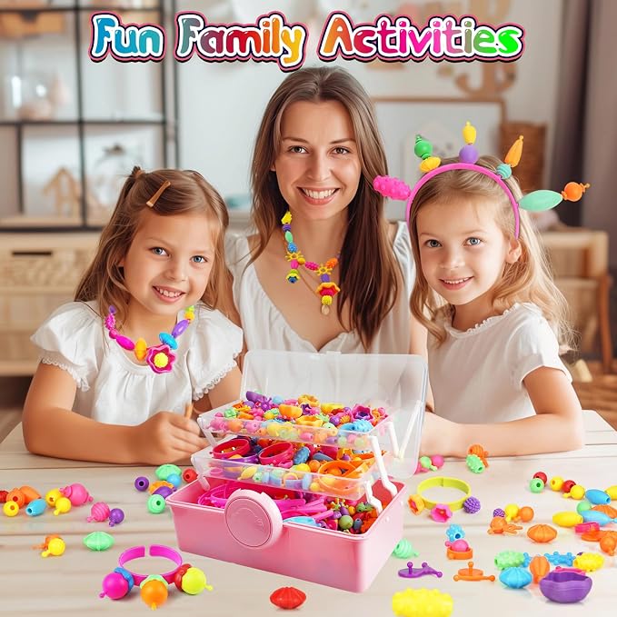 FUNZBO 850pcs Pop Beads - Image 8