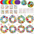 Hollowfly 48 Sets Back to School Craft Kits DIY Wreath Hanging Ornaments Decor by Hollowfly