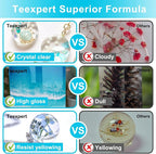 Teexpert Epoxy Resin Crystal Clear: 2 Gallon Epoxy Resin Kit Casting Resin Non - Image 3