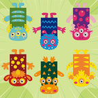 WATINC 6Pcs Hand Puppet Making Kit, Art Craft Felt Sock Puppet Toys, Creative - Image 4