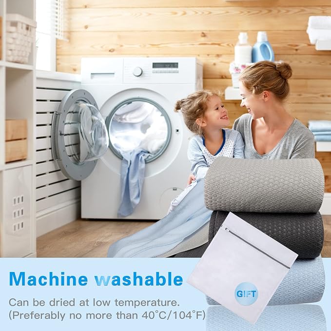 AmyHomie Cooling Blanket Queen Size, 100% Rayon Derived from Bamboo, Cool - Image 7