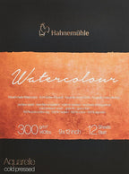 Hahnemuhle Collection Watercolor 300 Pad Cold Pressed 9x12 Inches 300gsm by Hahnem%C3%BChle
