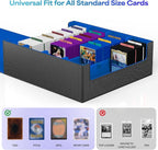 UAONO Trading Card Storage Box, Holds 2400 Sleeved Cards - Image 2