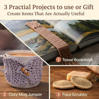 Crochet Kit for Beginners, 3 Easy Projects, Absolute Beginner Starter Kit | - Image 2