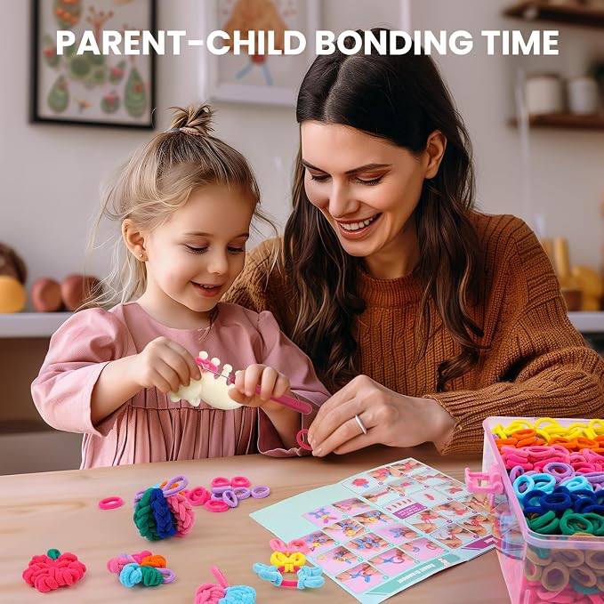 DDAI Bracelet Making Kit for Girls Ages 6-12 – Arts and Crafts for Kids Weaving - Image 5