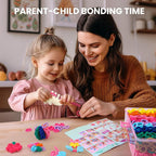DDAI Bracelet Making Kit for Girls Ages 6-12 – Arts and Crafts for Kids Weaving - Image 5