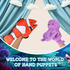 Liliful 6 Pieces Animal Hand Puppets Kids Hand Puppets - Image 2