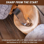 BeaverCraft Spoon Carving Hook Knife SK1 - Image 3