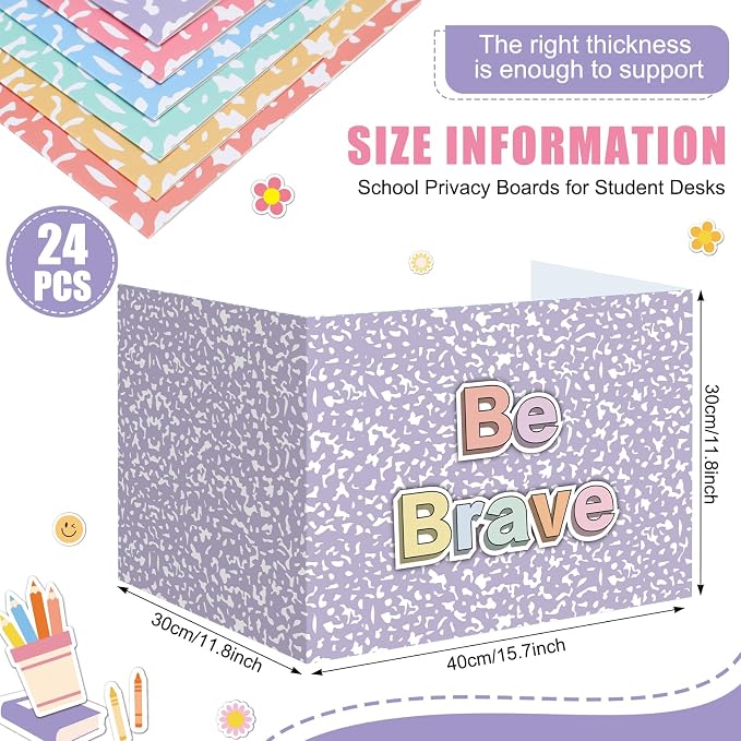 Honoson 24 Pcs Bulk Inspirational Privacy Folders - Image 2