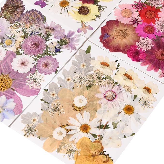 110 PCS Pressed Flowers for Resin molds Real Dried Flower Leaves for Resin - Image 4