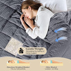 downluxe Weighted Blanket King Size, 18 lb Weighted Blanket - Image 3