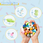 JOYIN 50 Pcs Mini Resin Animals Figures, Mix Resin Animals Figurines - Image 2
