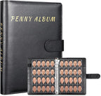 Pressed Penny Collection Book 236 Coins, Souvenir Penny Collector Binder Album by MUSHENJI